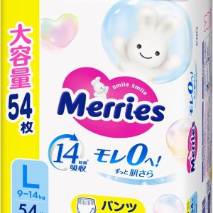 Tã quần Merries size L 54 miếng